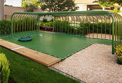 Firefly residential dog park with greenery and garden around 7558